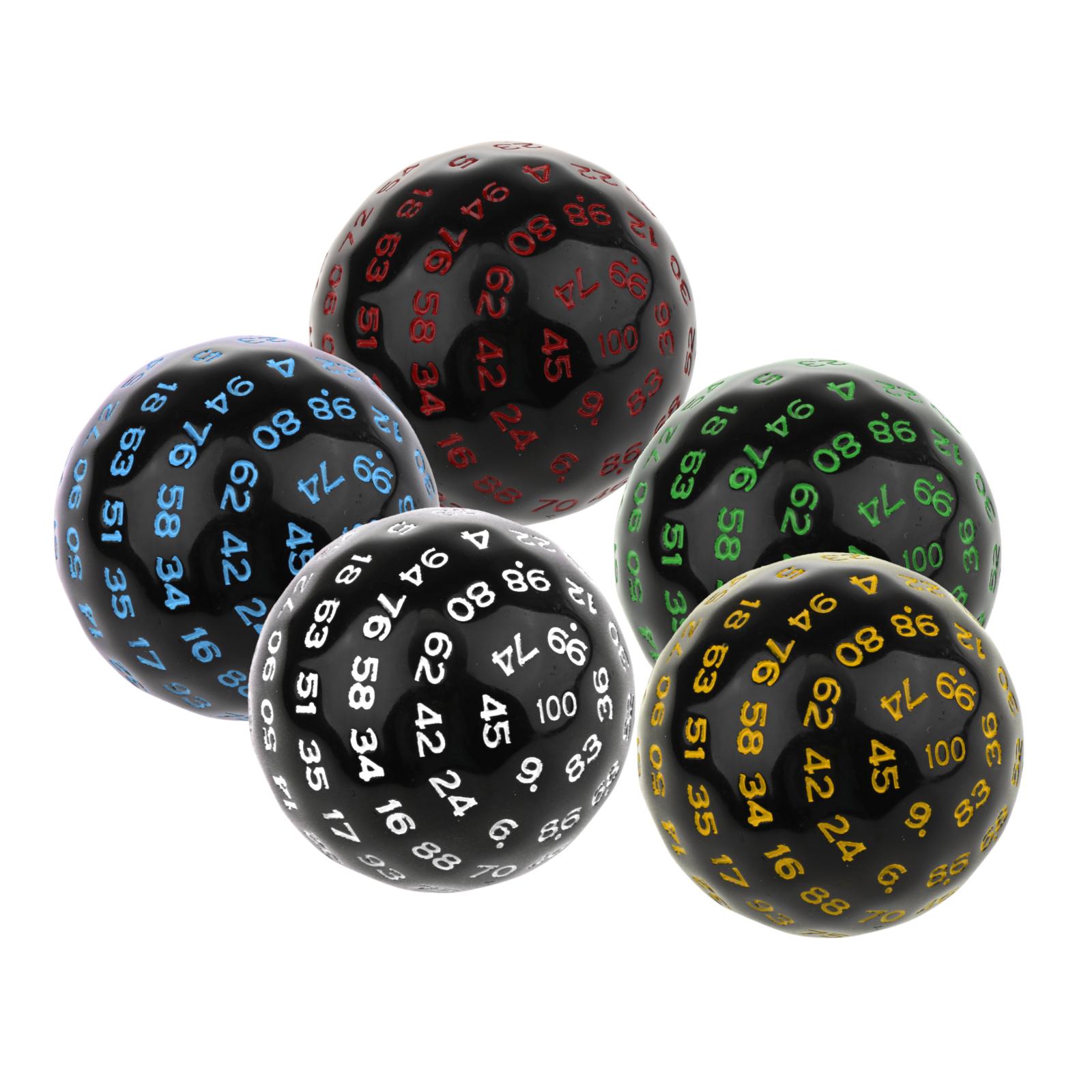 Board Game Roleplay - 100 Sided Acrylic Dices D100 Dice