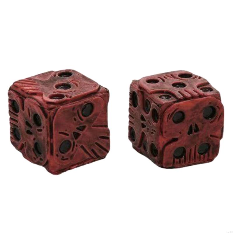 Board Game Horror - X7JD 2 Pieces Scary Novelty Skull