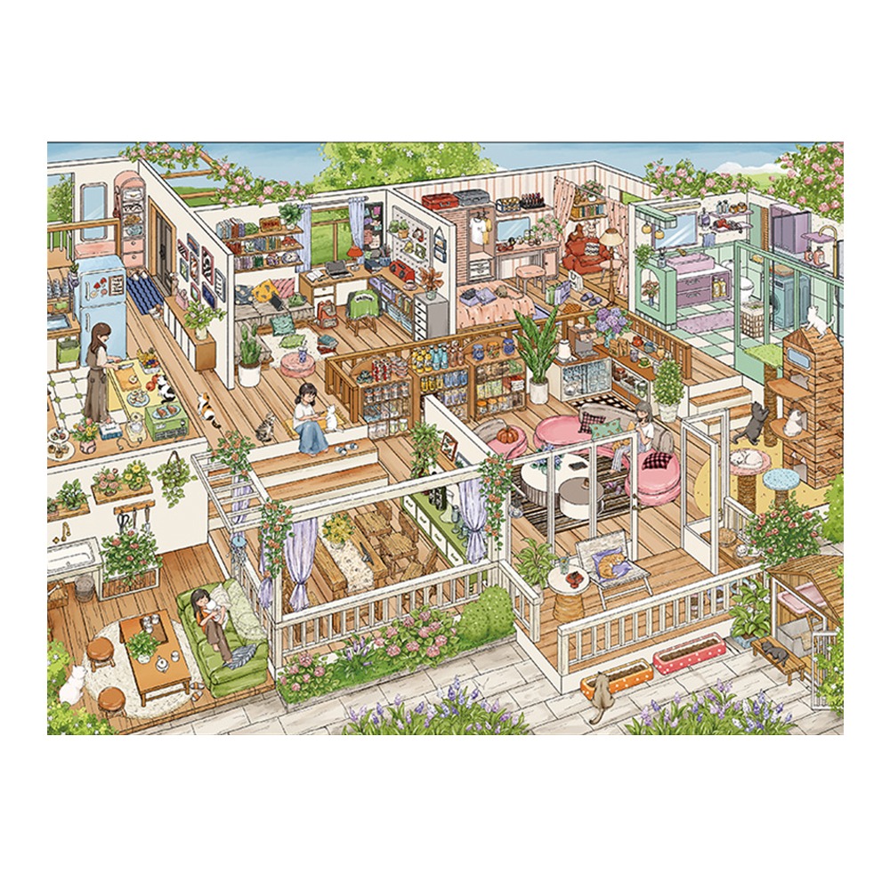 Miniature Painting Set - New DIY Oil Painting Street Scene