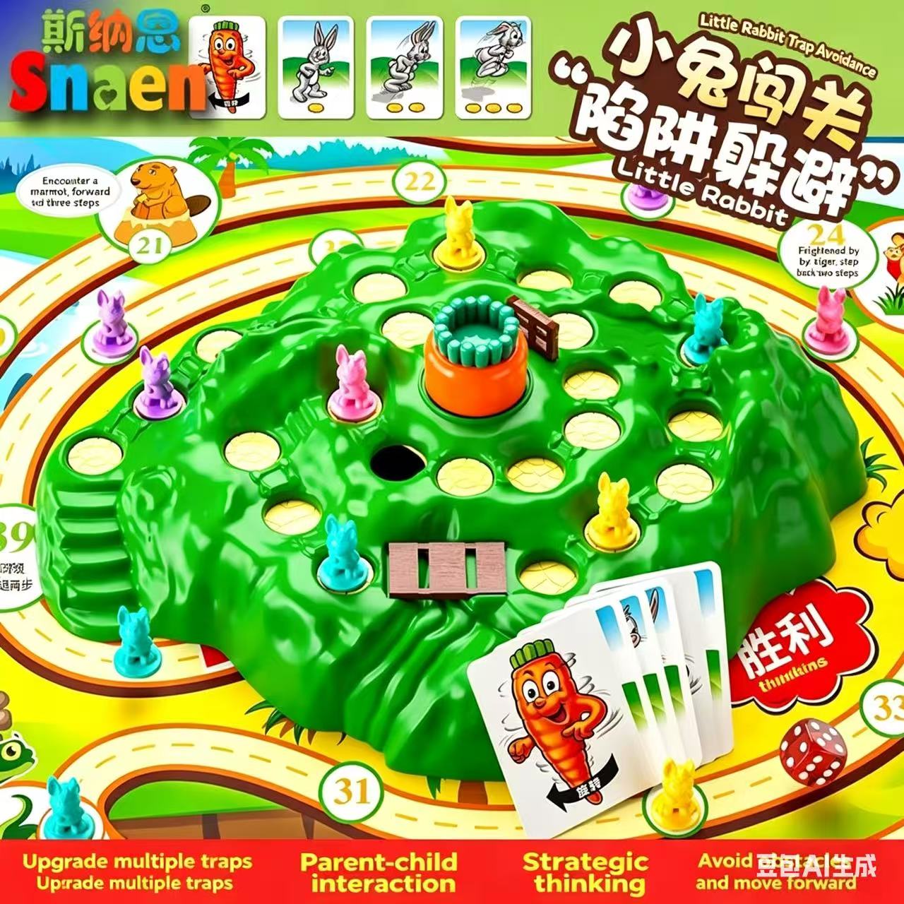 Board Game Heat - Hot Sale Fun Toy Rabbit Trap