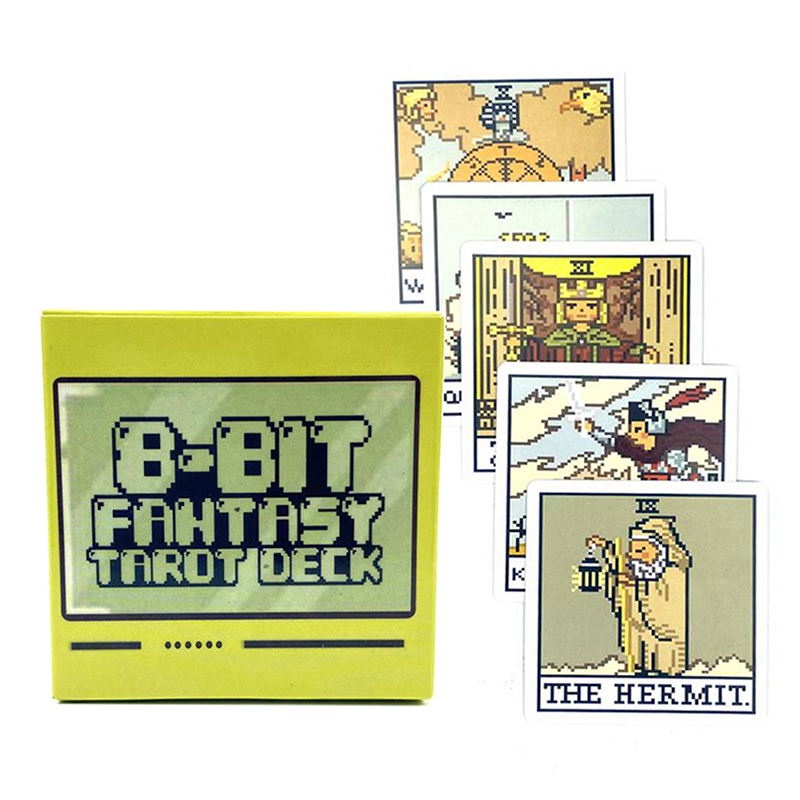 Card Game Deck - 1Box 8 Bit Fantasy Tarot Deck