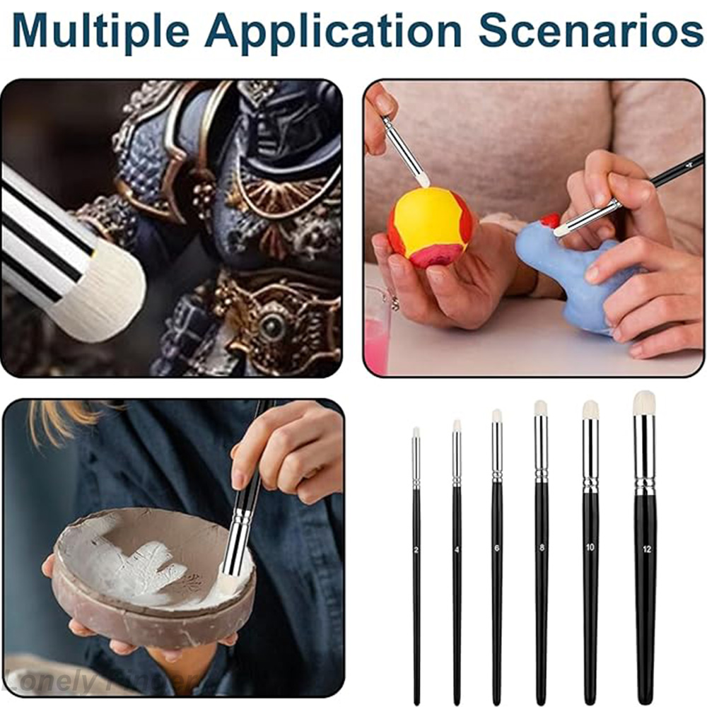 Miniature Painting Set - Dry Brush Miniature Painting Set 3pcs/6Pcs