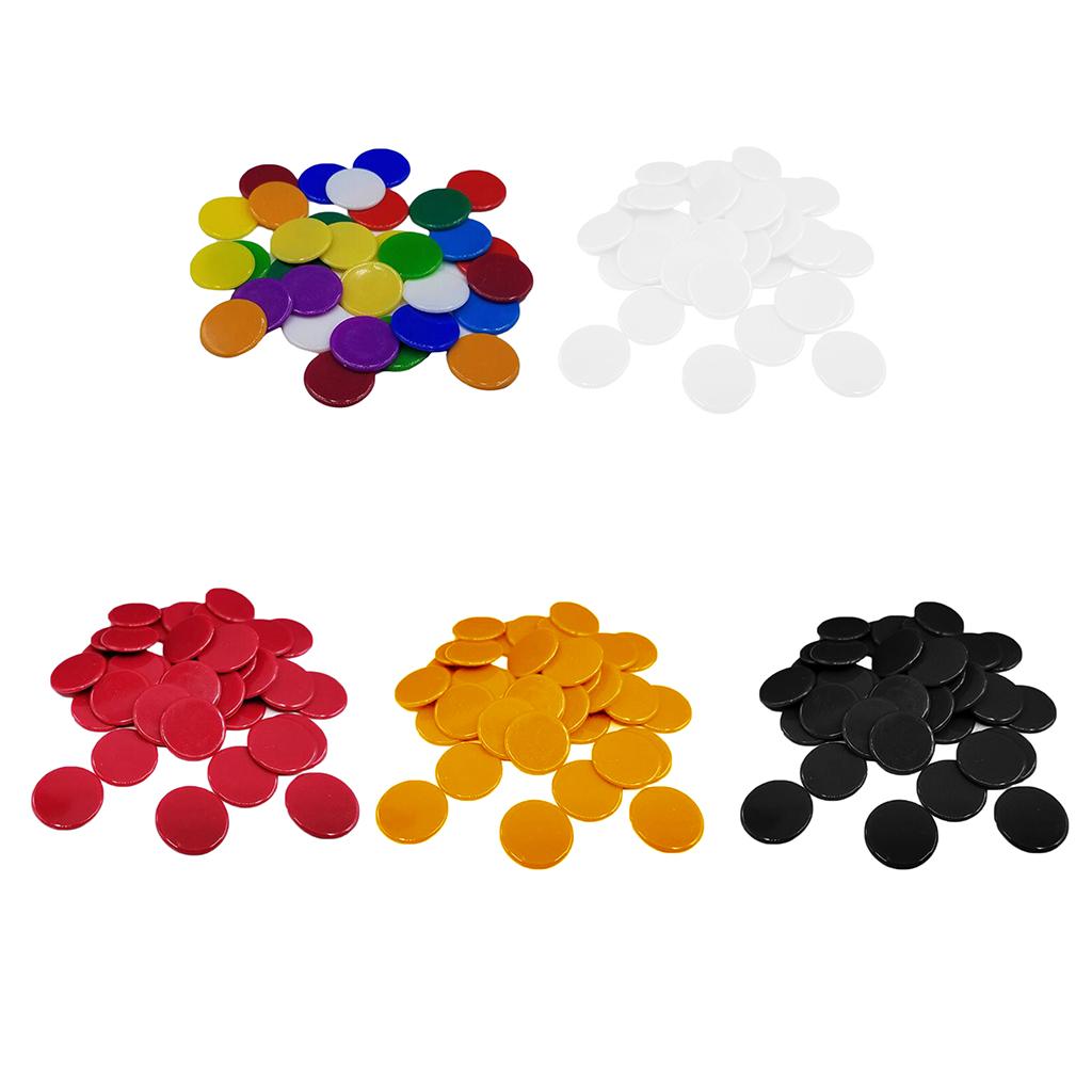 Game Token Counter - 100Pcs Bingo Chips Small Counting Learning