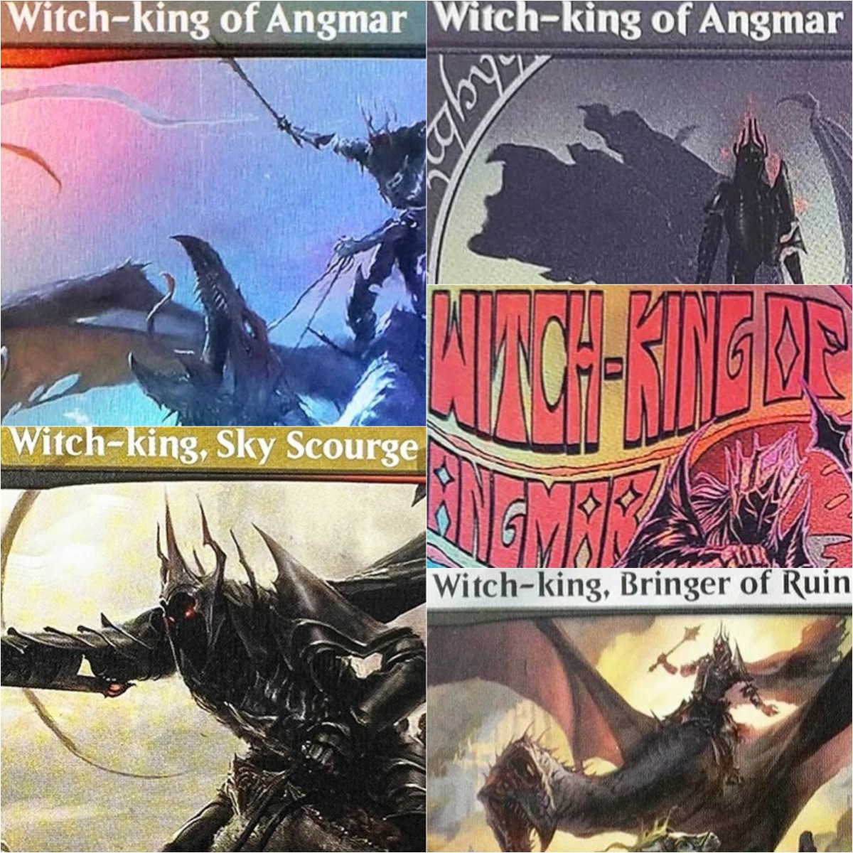 Card Game Deck - Witch-king TCG Magical Proxy Black Top
