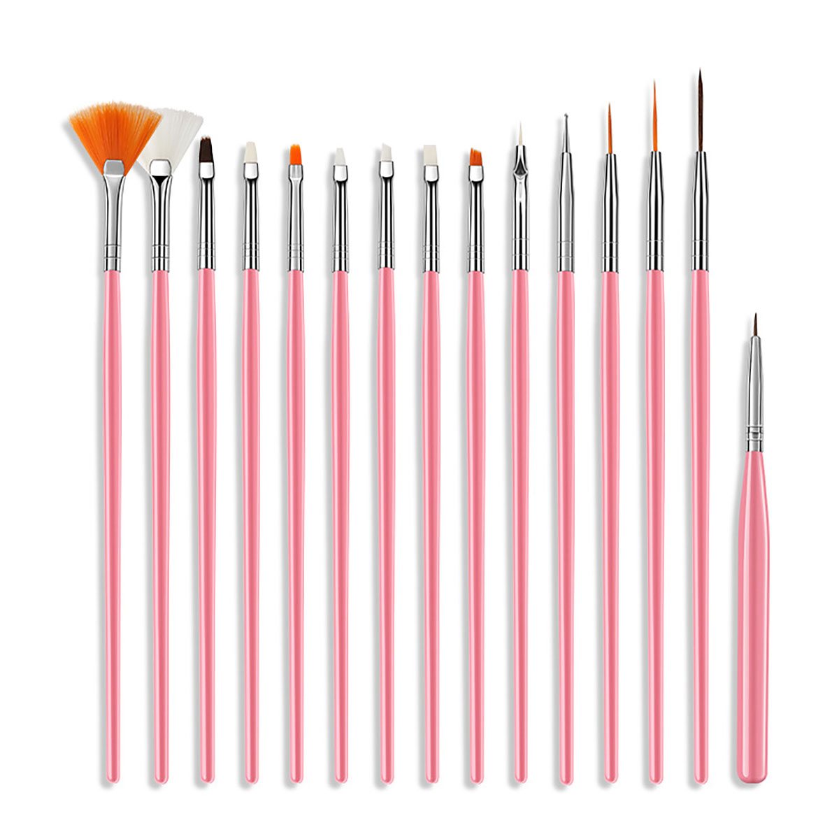 Miniature Painting Set - 15pcs Fine Detail Paint Brush Set