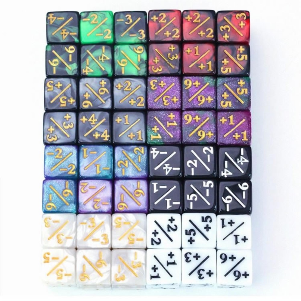 Game Token Counter - 10PCS 16mm 6 Side Dice Counters