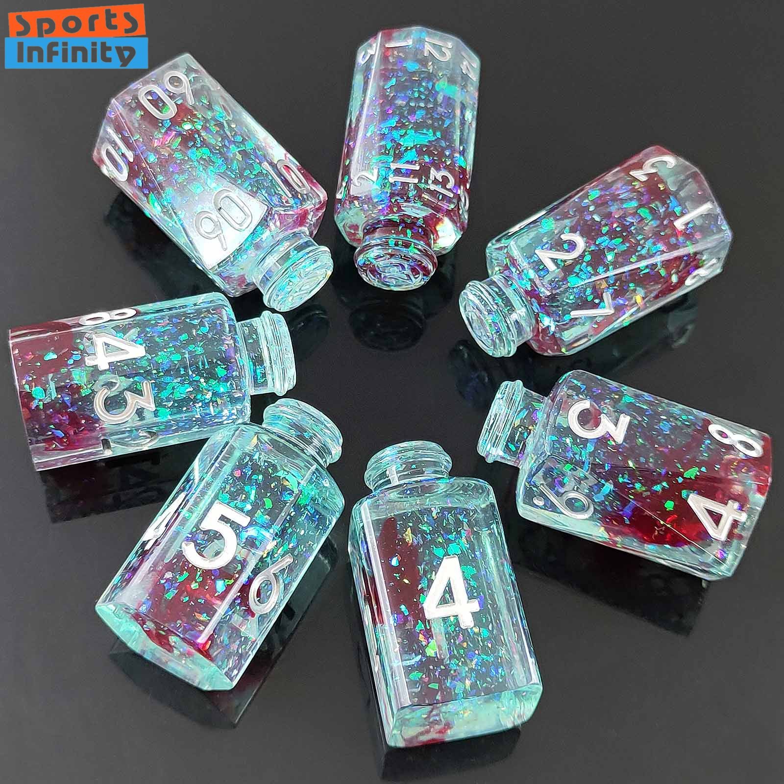 Board Game Roleplay - 7pcs/set Resin Medicine Bottle Shape Digital