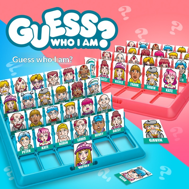 Board Game Guess Who - Guess Who I Am Character Guessing