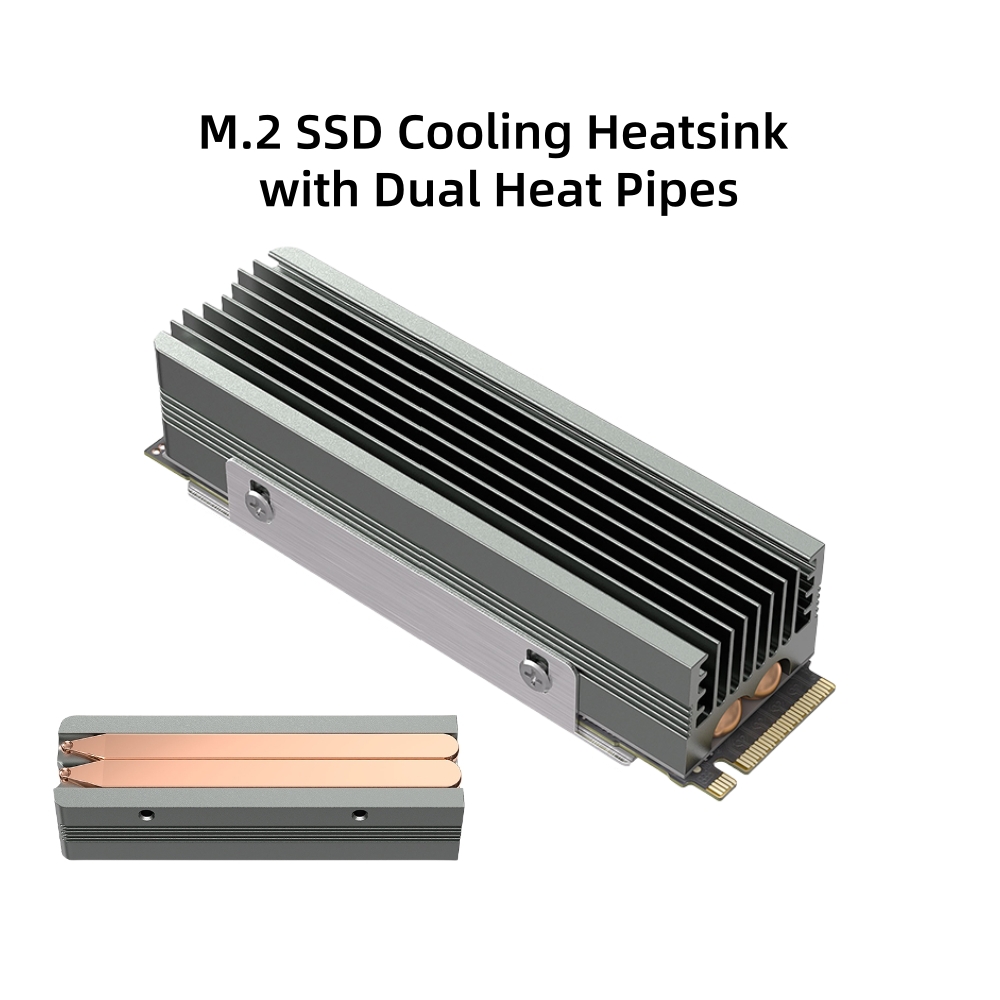 Board Game Heat - Dual Copper Heat Pipe M.2 SSD