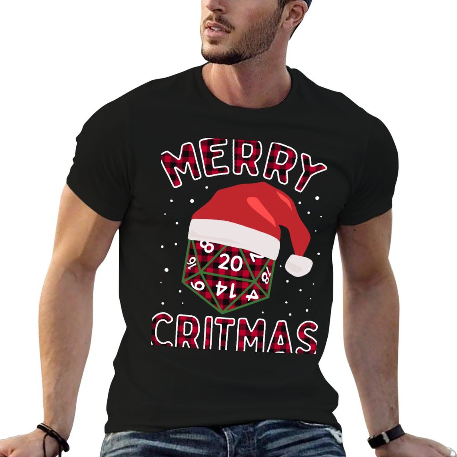 Merry Critmas Christmas Plaid  - Board Game Roleplay review and price