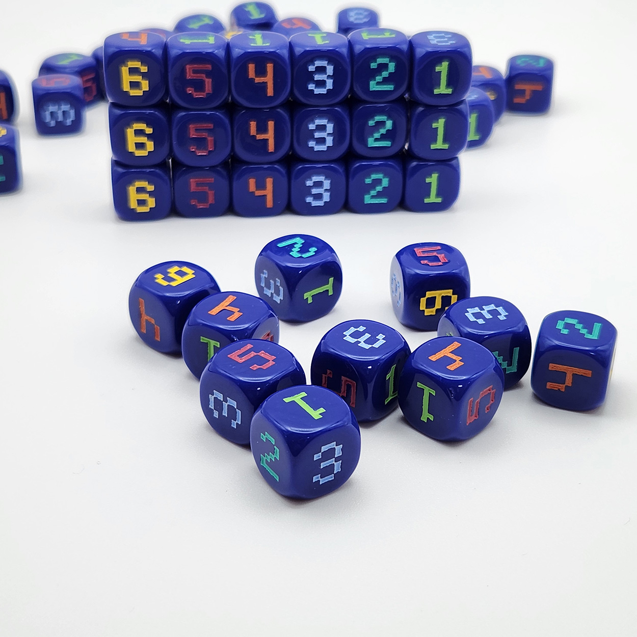 10pcs 14mm 6-Sided rounded 6-c - Game Token Counter review and price