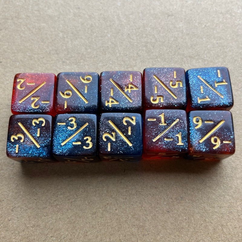 16mm Plus Minus Dice Number 16 - Game Token Counter review and price