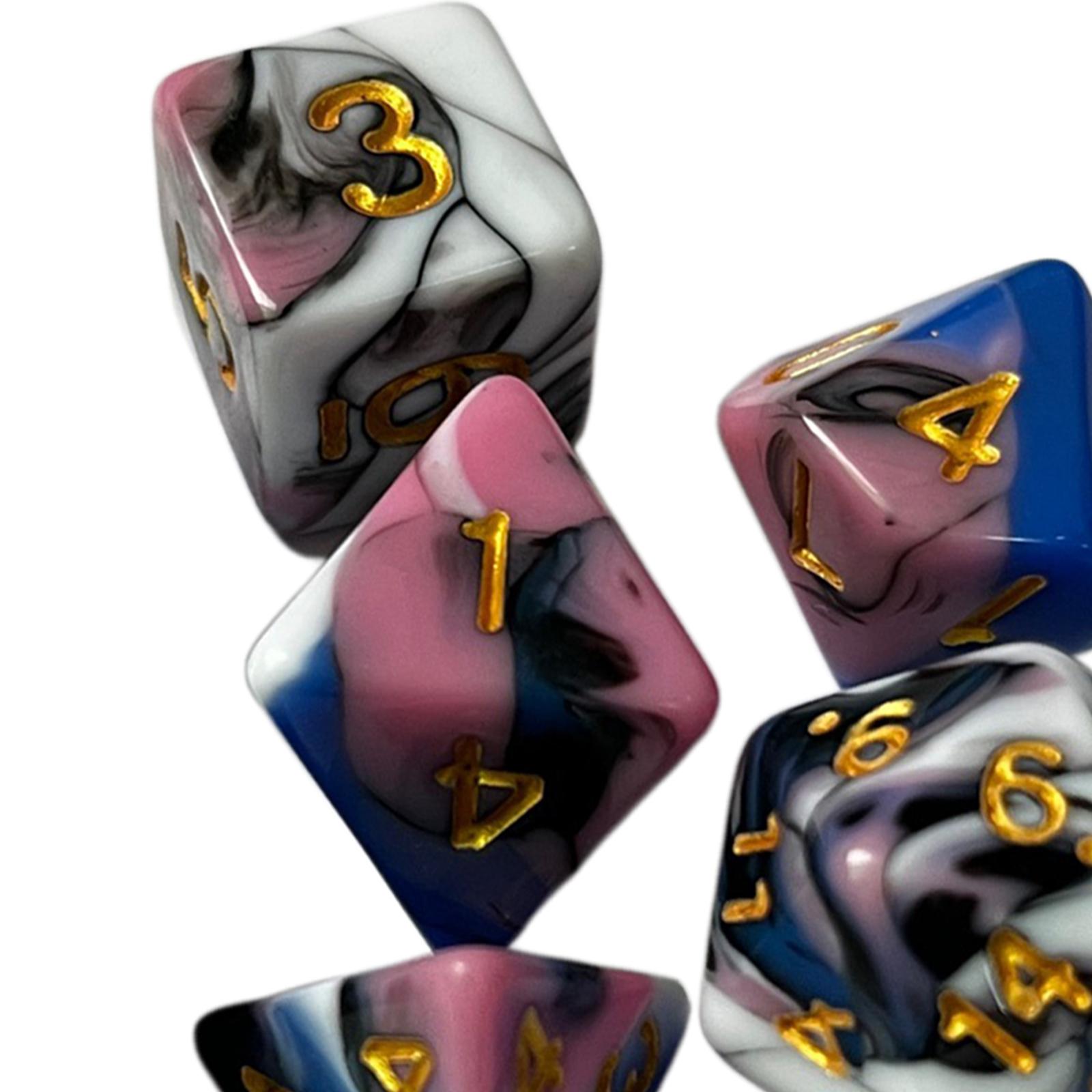 Acrylic Engraved Polyhedral Di - Board Game Roleplay review and price