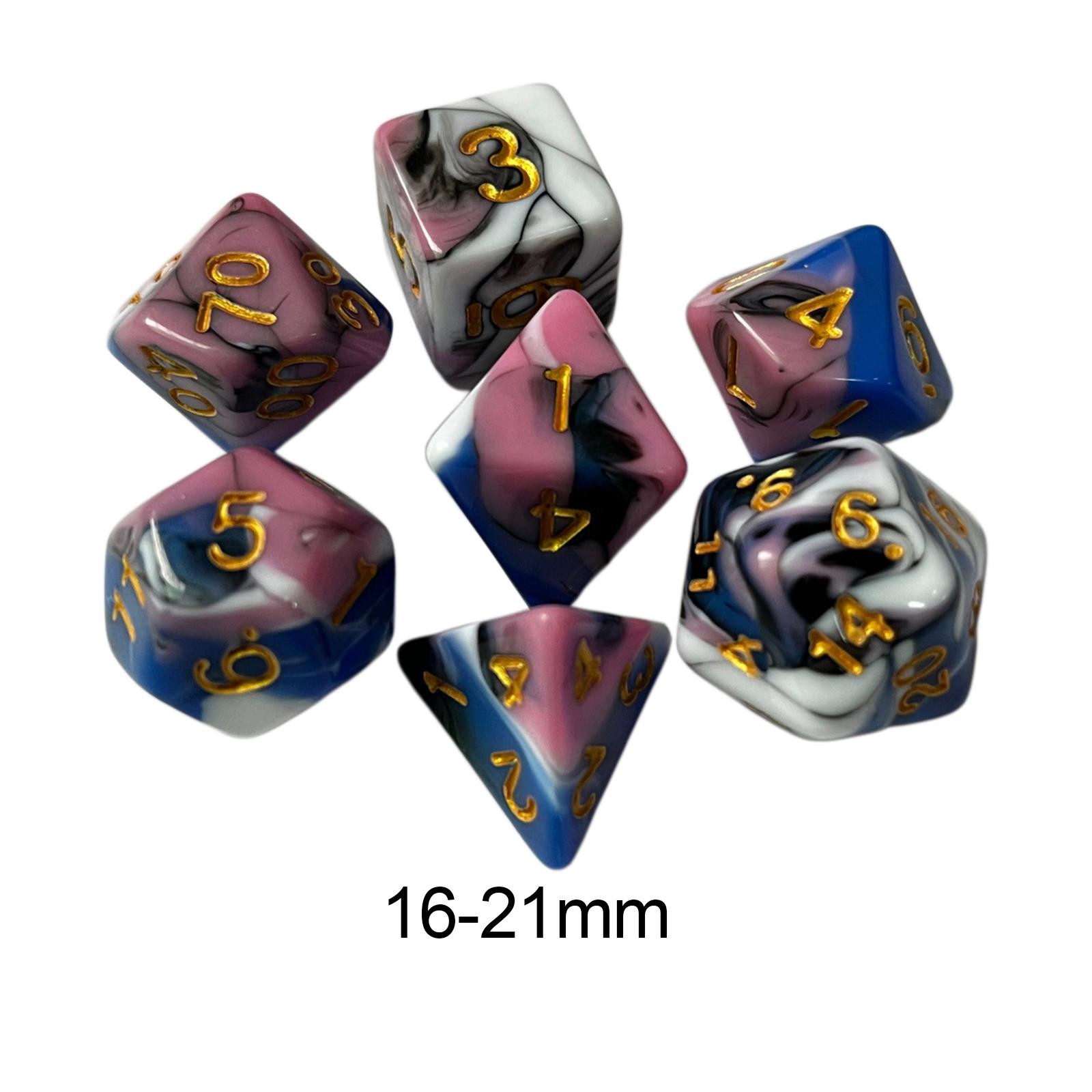 Acrylic Engraved Polyhedral Di - Board Game Roleplay review and price