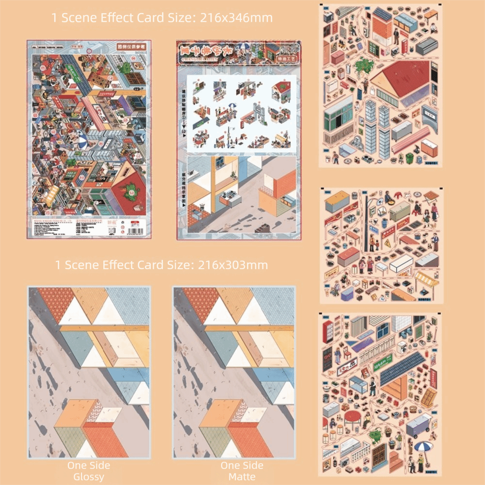 New DIY Oil Painting Street Sc - Miniature Painting Set review and price