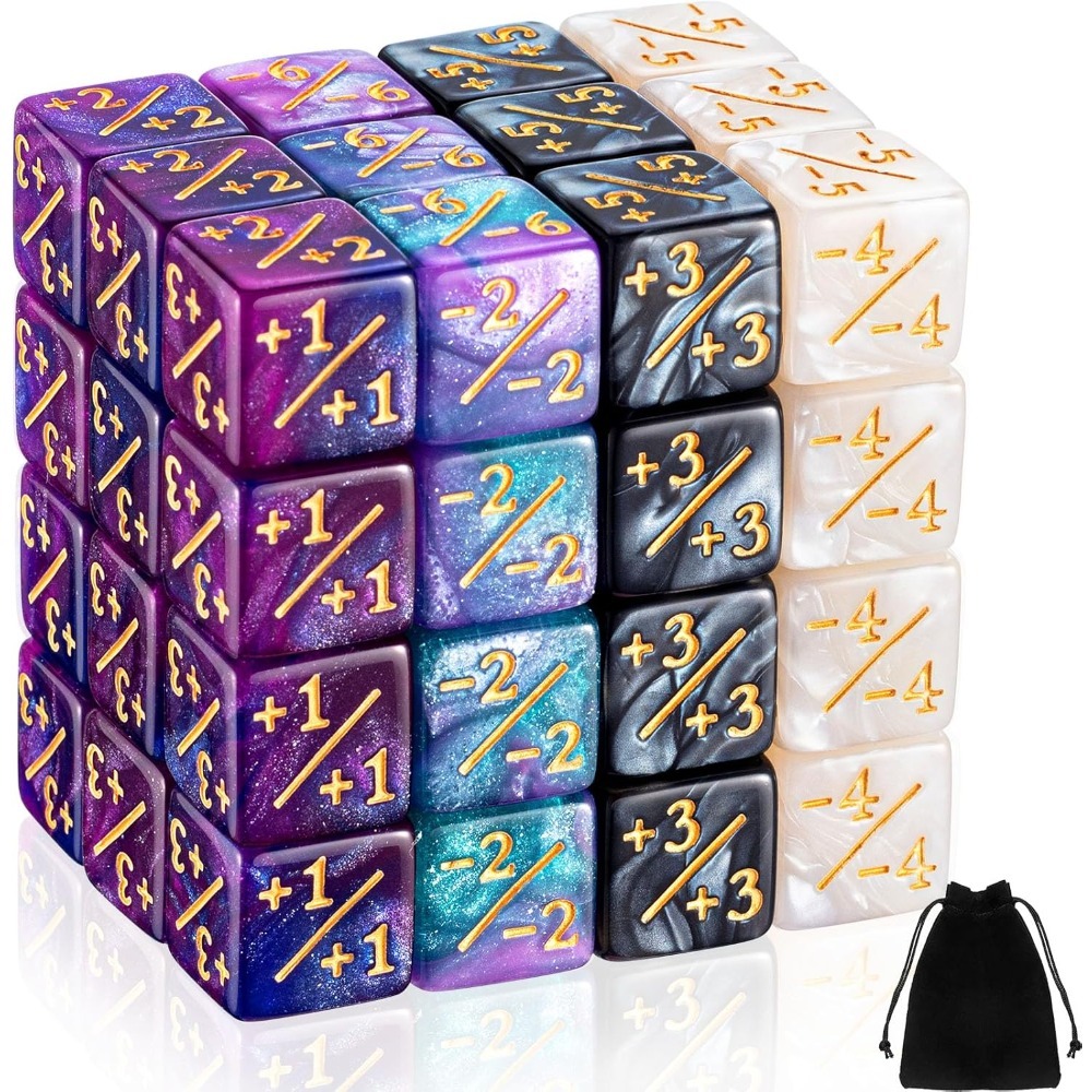 48 Pcs Counter Dice -1/+1 Coun - Game Token Counter review and price