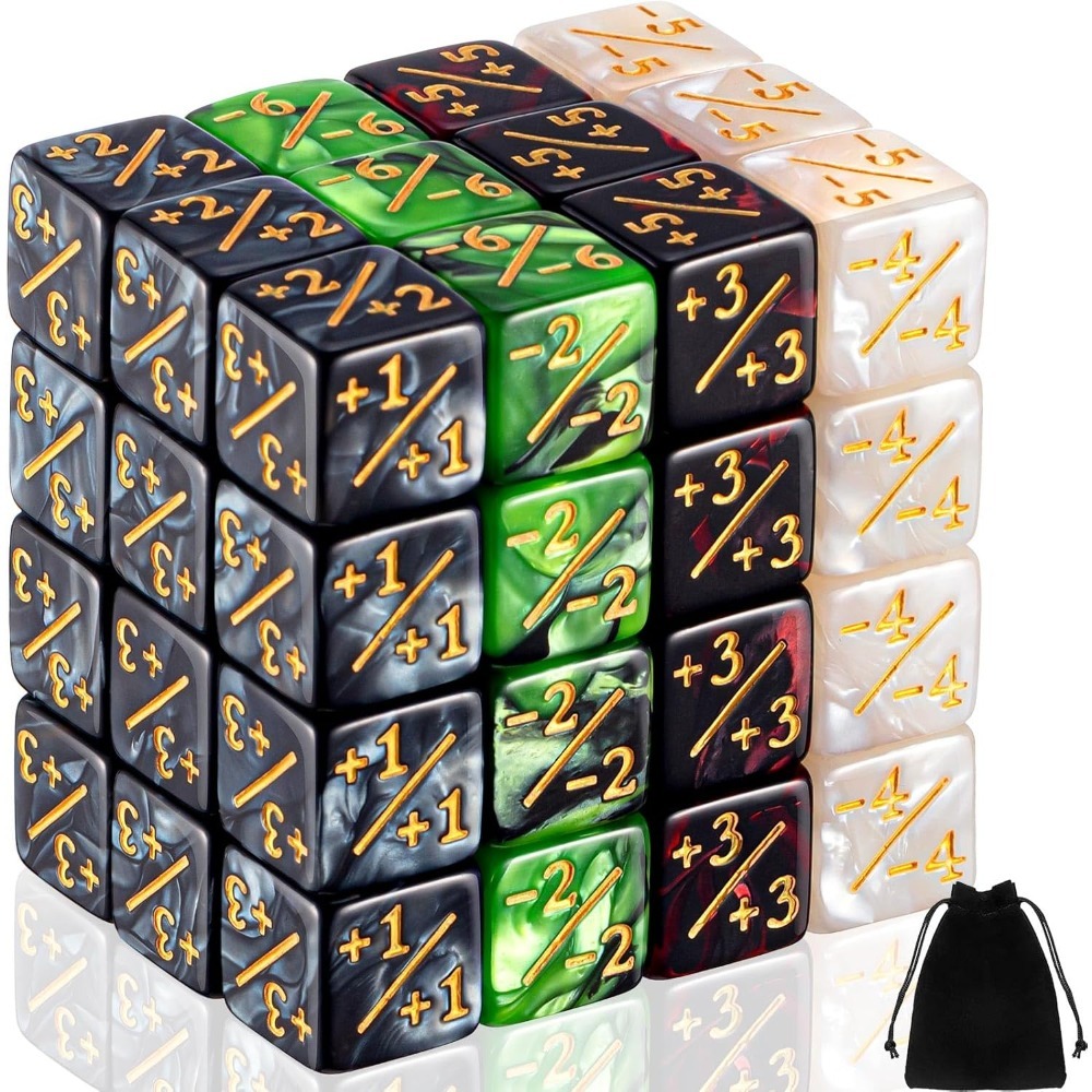 48 Pcs Counter Dice -1/+1 Coun - Game Token Counter review and price