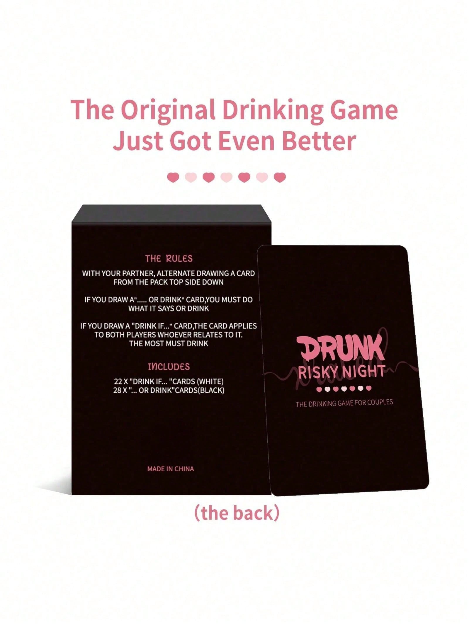 Drunk Risky Night Card Game, H - Board Game Unmatched review and price