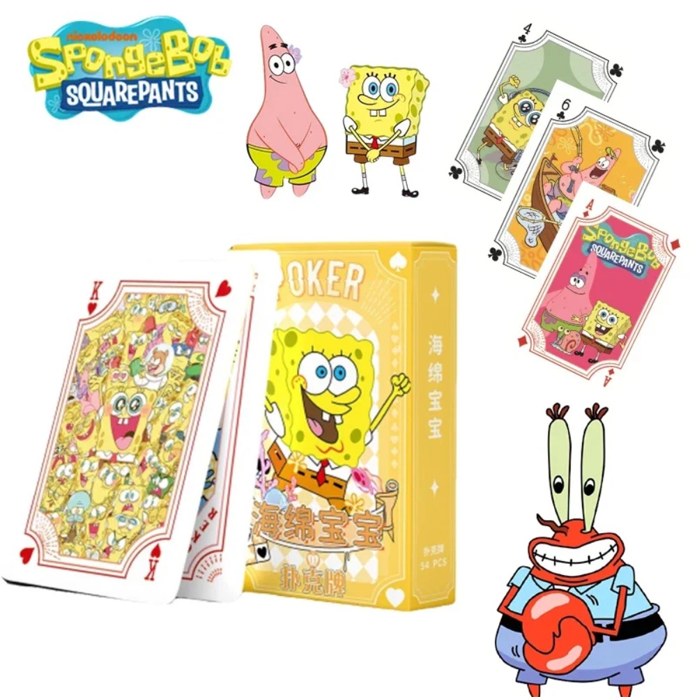 54Sheets/box SpongeBob Anime P - Card Game Deck review and price