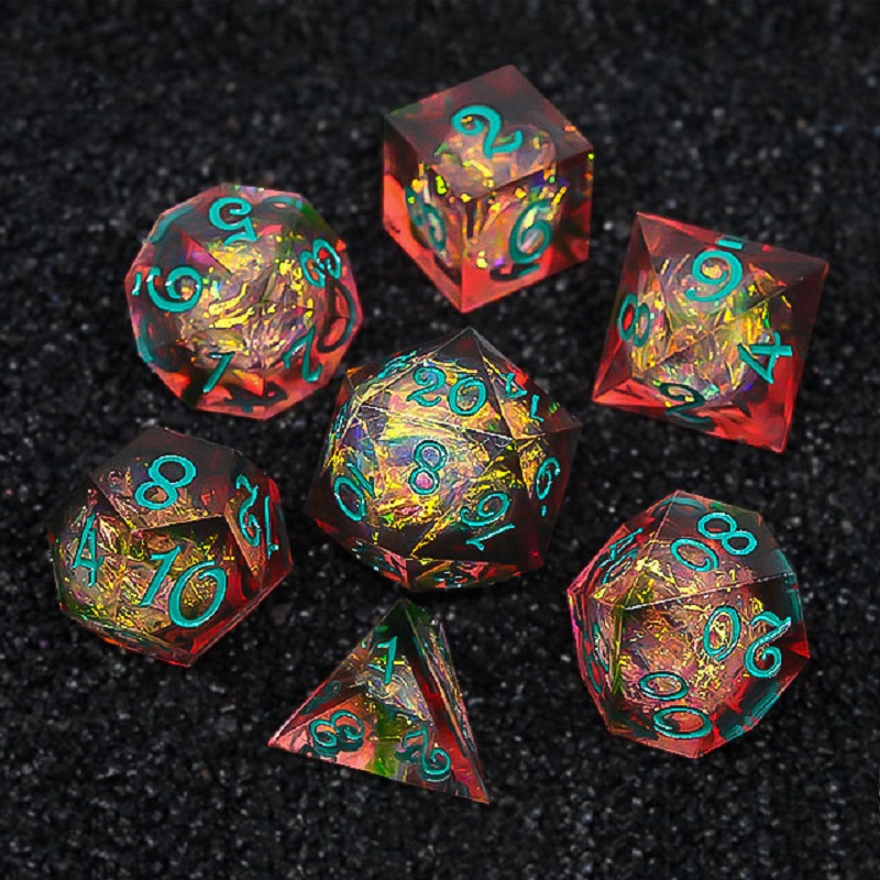 7PCS/Set Resin Dices Multi-sha - Board Game Roleplay review and price