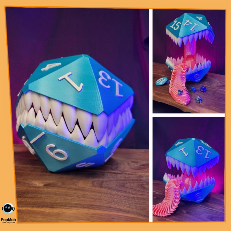 3D Printed Dice Tower Foldable - Board Game Geek review and price