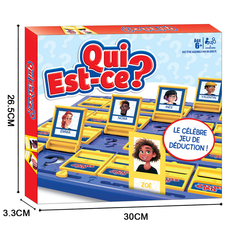 French Game Guess Who I Am Boa - Board Game Guess Who review and price