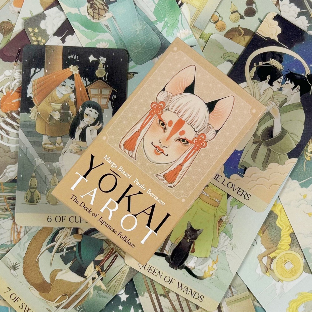 Yokai Tarot Deck 78 Pcs Cards  - Board Game Azul review and price