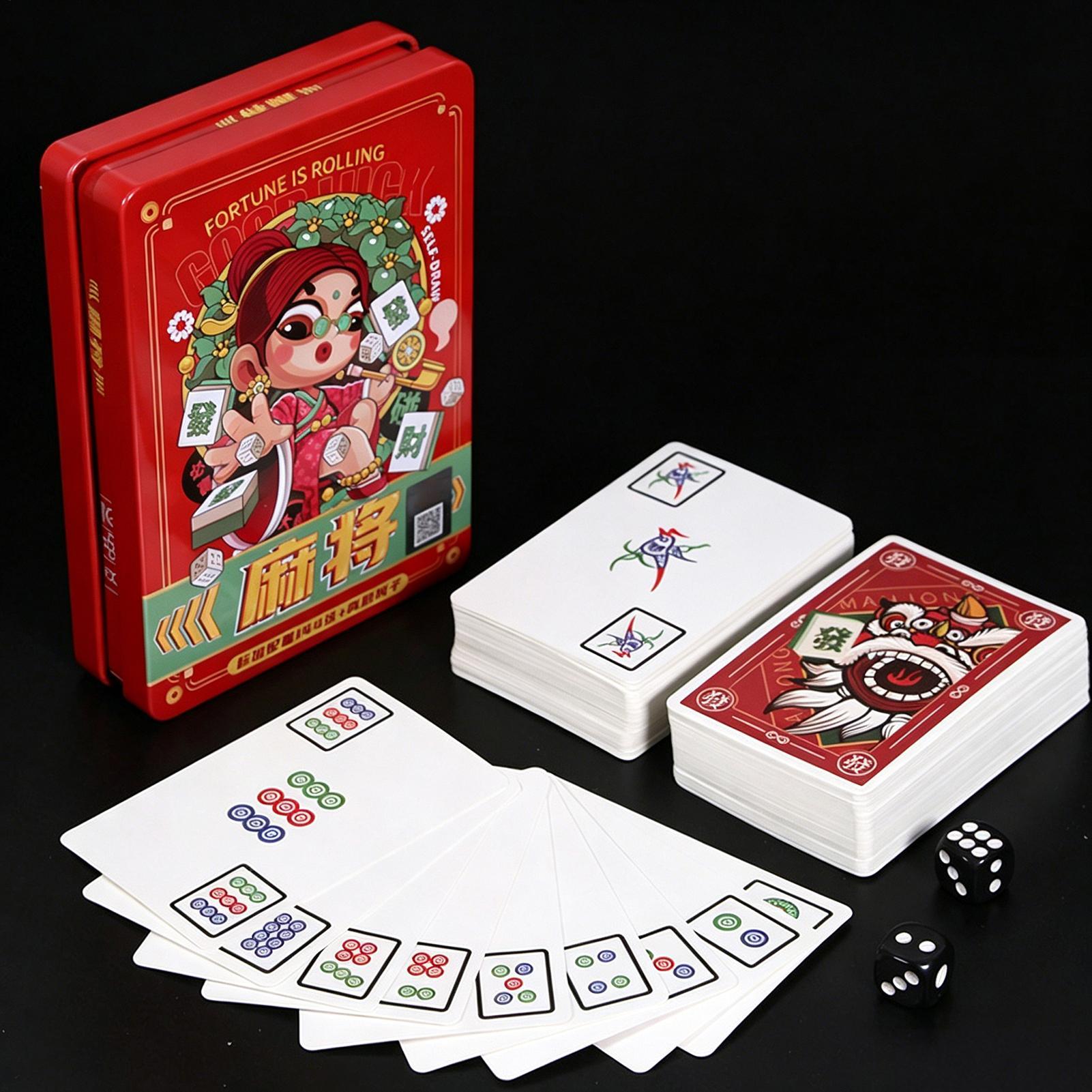 Playing Cards Mahjong Tiles Fa - Card Game Deck review and price