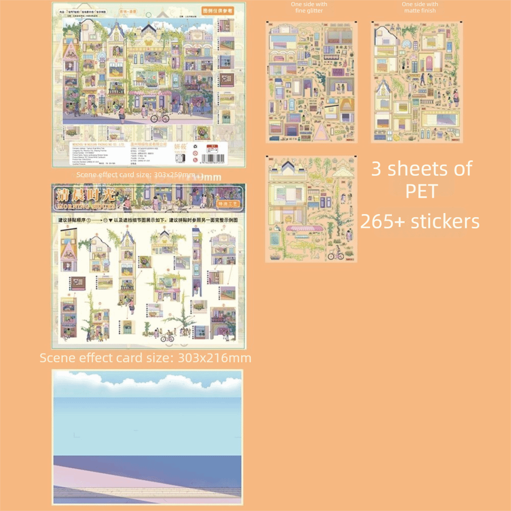 DIY Oil Painting Street Scene  - Miniature Painting Set review and price