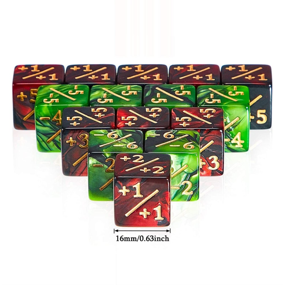 10PCS 16mm 6 Side Dice Counter - Game Token Counter review and price