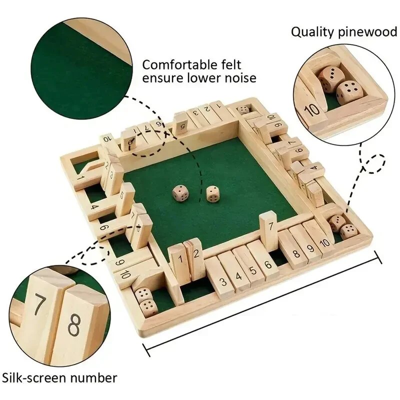 Deluxe Four Sided 10 Numbers S - Board Game Azul review and price