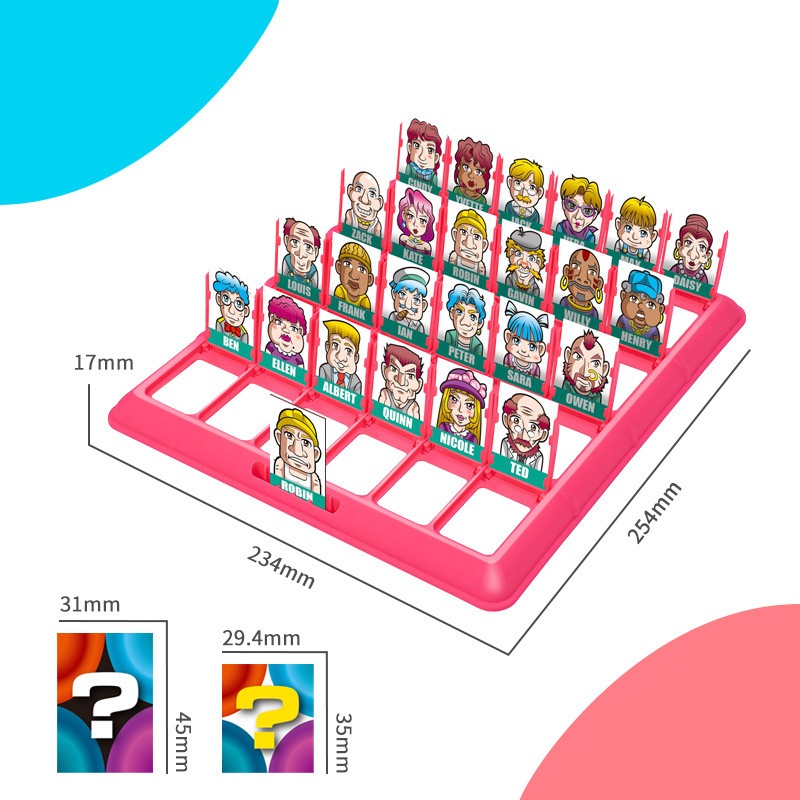 Guess Who I Am Character Guess - Board Game Guess Who review and price