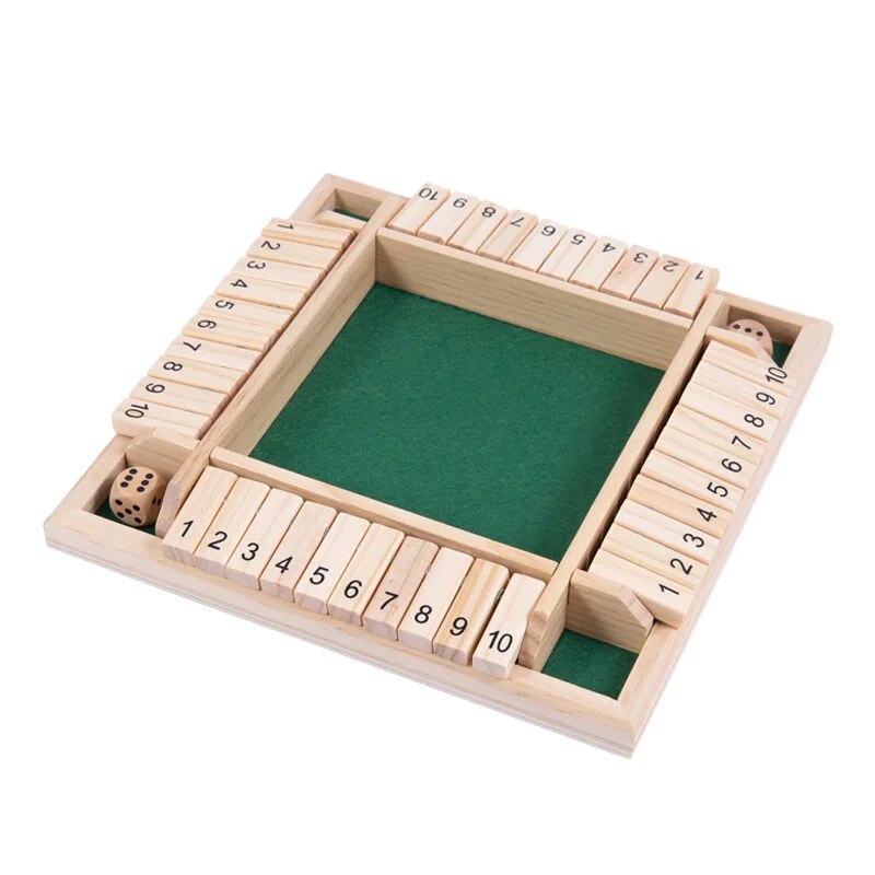 Wooden Dice Board Game Shut Th - Board Game Azul review and price