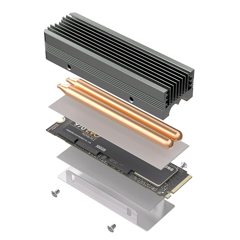 Dual Copper Heat Pipe M.2 SSD  - Board Game Heat review and price